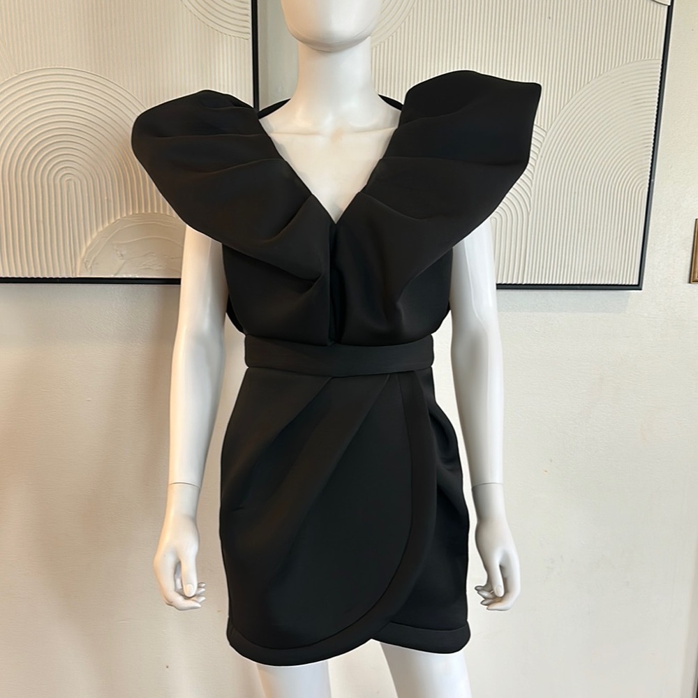 Black Sleeveless Bodycon Mini Dress
